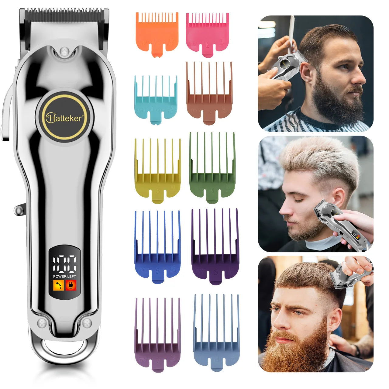 Hatteker Tondeuse à Cheveux Professionnelle Hommes